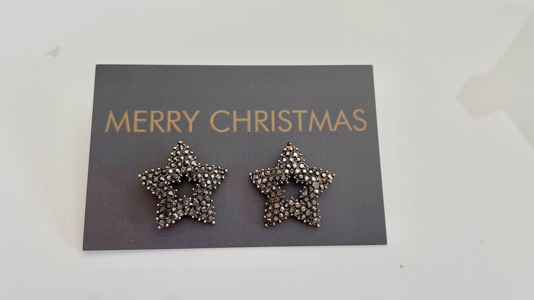 Ohrstecker Weihnachten Stern Etsy.de