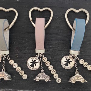 Personalized keychain as a gift for a driver&#39;s license - guardian angel for the car for new drivers