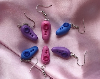 Suction Vibrator Earrings, womanizer, clit sucker,