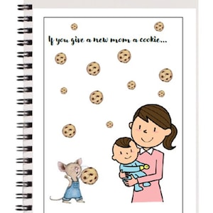 If You Give a New Mom A Cookie I Instant PDF Download I Book Template for New Mom I Non-editable