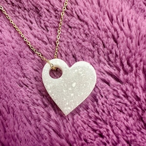 Breastmilk Heart Molding Necklace | DIY Breastmilk Necklace Kit | Breastmilk Keepsake Memento | Size: 2cm
