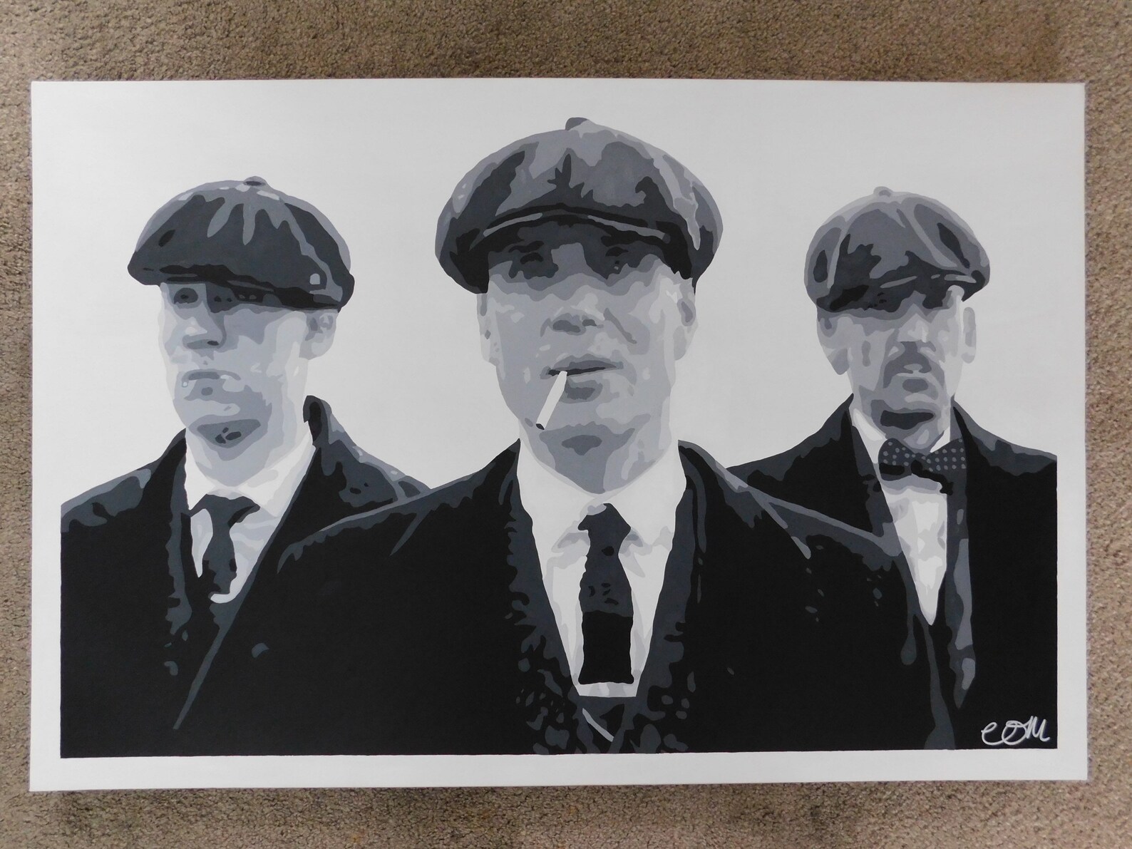 Peaky Blinders 3 Brothers Tommy Shelby Jon Shelby Arthur Shelby ...