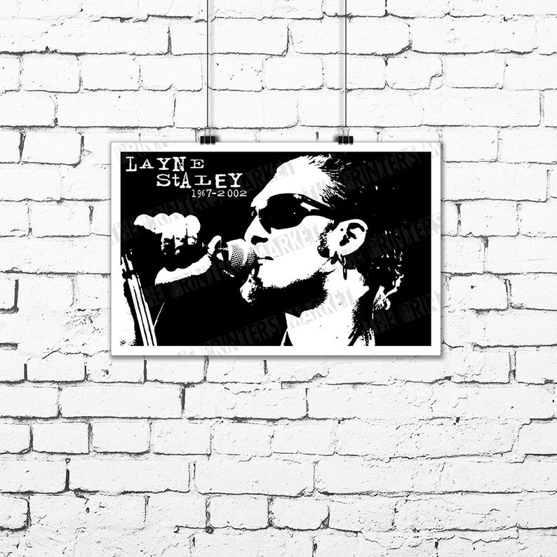 Mad Season ABOVE Layne Staley Poster Art Print Alice In Chains