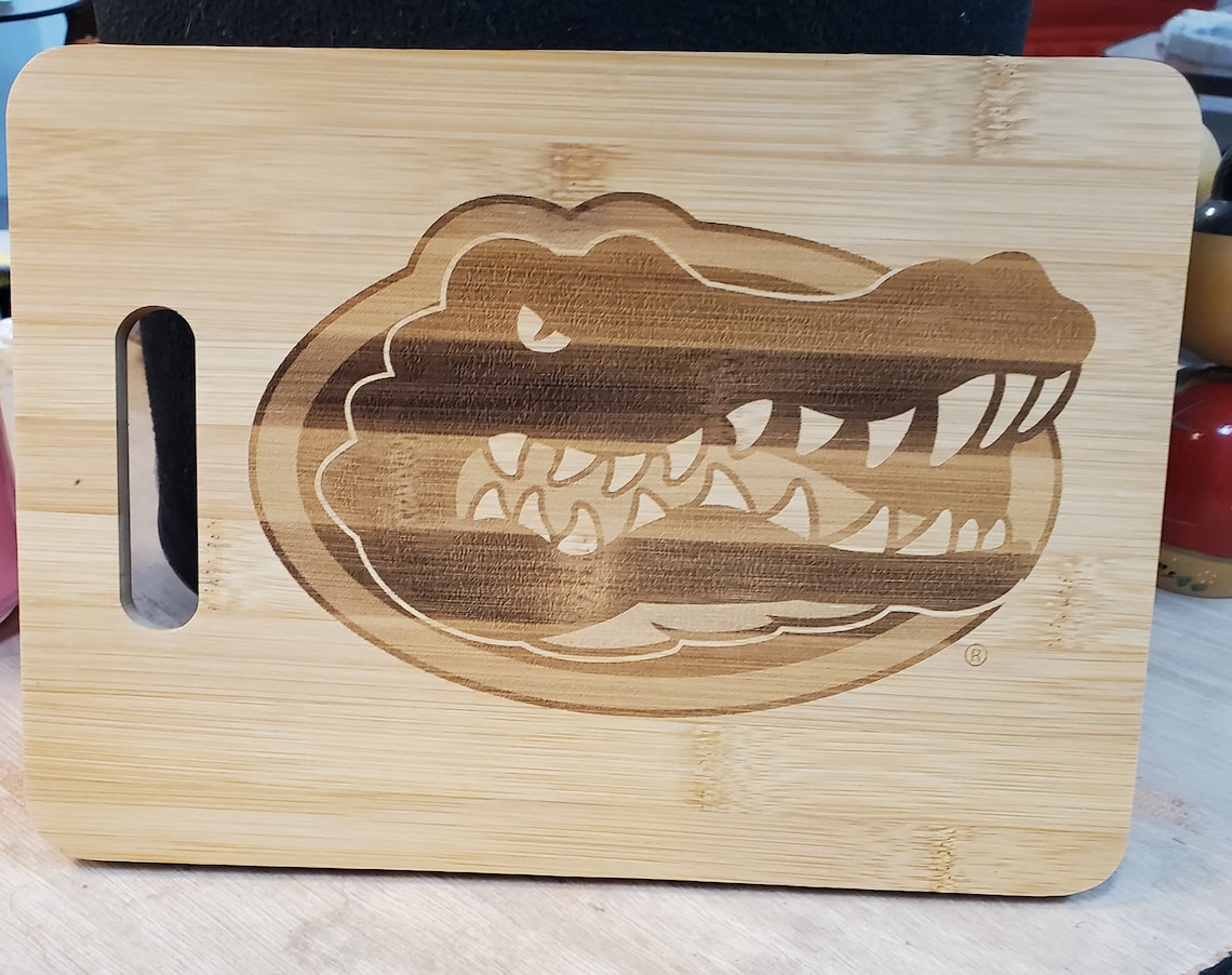 Gators Cutting Board Can Be Personalized Etsy