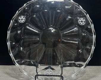 Vintage Glass Cake Plate