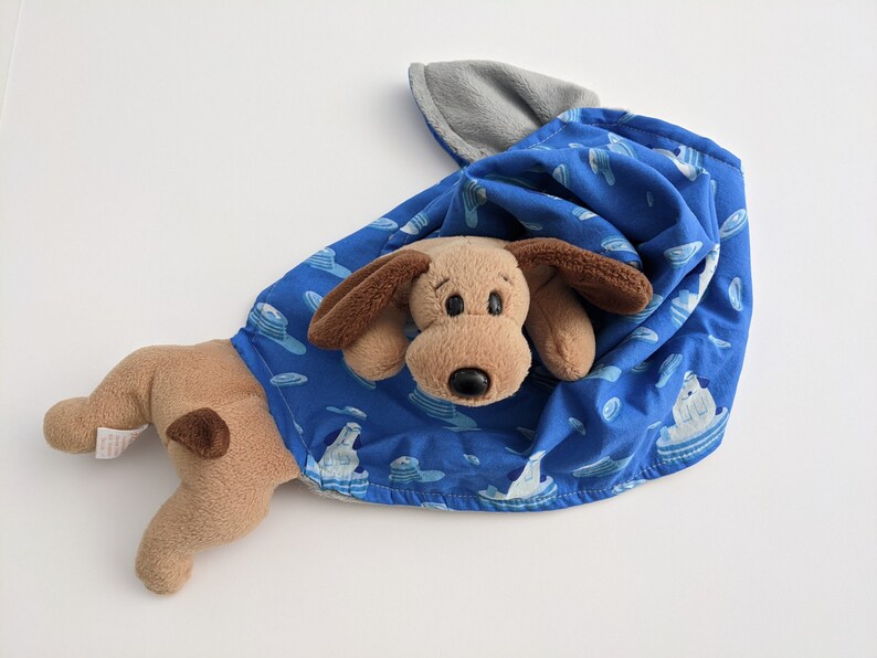 Lovie Lovey Baby Security Blanket Puppy Dog Bones Beanie Etsy