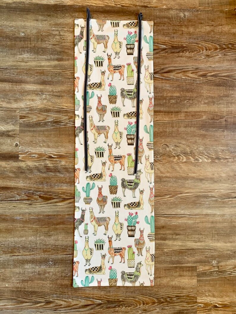 Save the Drama for your Llama Blackout Classroom Door Window Curtain