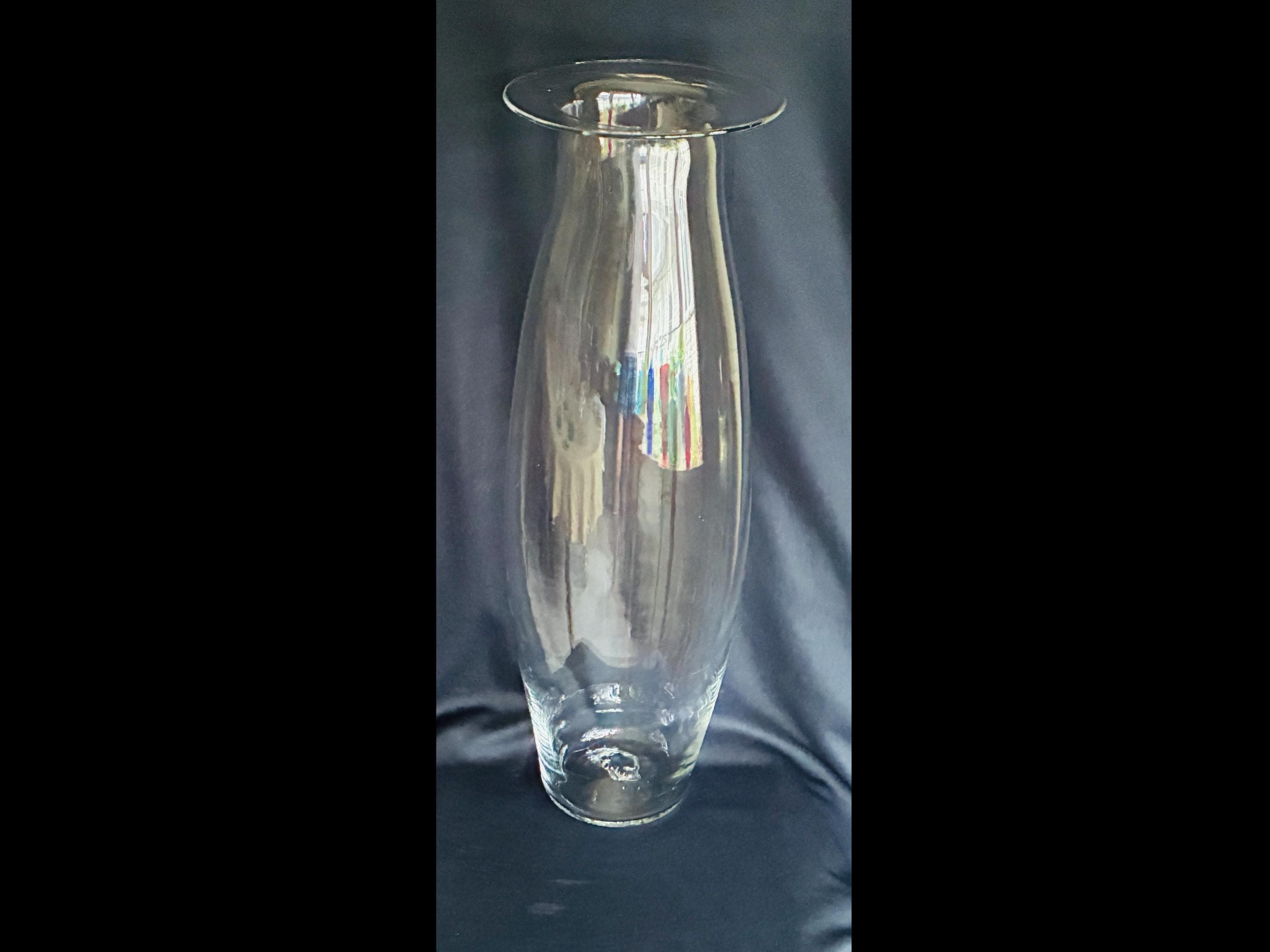 Vintage Blenko Floor Vase - Etsy