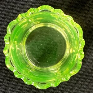 Uranium Canary Green EAPG Riverside Glass Ransom Toothpick Holder - Etsy