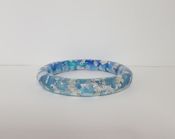 Ocean Blue Resin Bracelet
