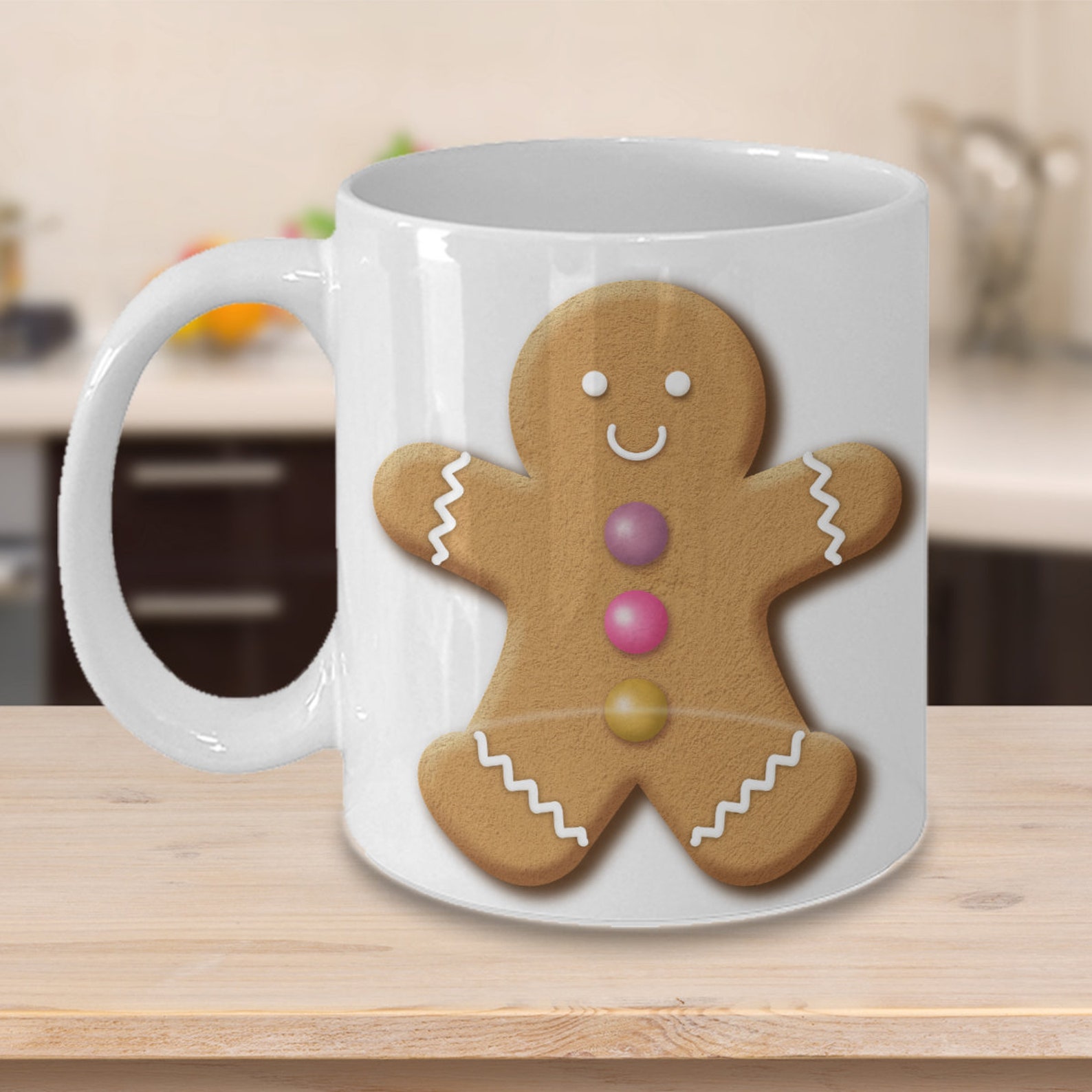 Gingerbread Man Gingerbread Man Mug Christmas Mug Christmas Coffee Mug