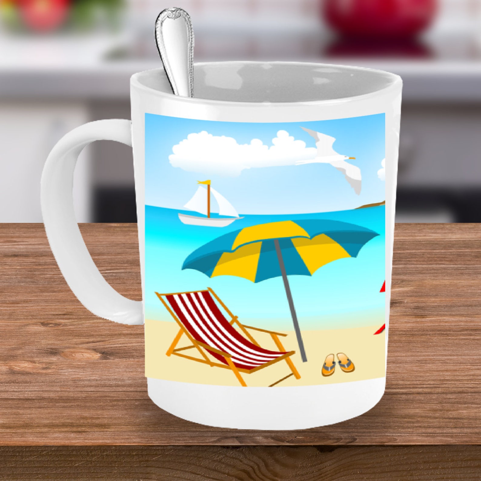 Beach Mug Beach Gift Beach Coffee Mug Beach Mugs Beach Etsy
