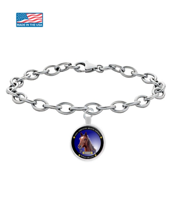 Ecuestre Regalo para Amante De Los Caballos Collar De Cabeza De Caballo Con Grabado Personalizado