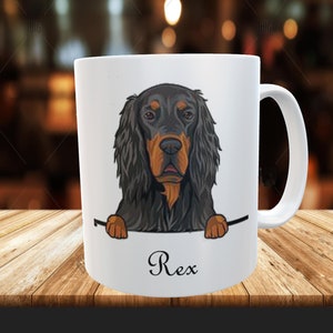 Dog Personalised Mugs|Man/Woman best friend Mug|Dog Breeds|Customised Dog Gifts|Memorial Dog Mugs| Pet Bereavement Gift|Cartoon Dog Mug |5