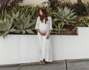 Bohemian Pregnancy Dress