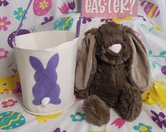Peluche personnalisée Lapin de Pâques : première Pâques de bébé, prénom personnalisé