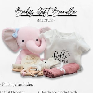 Newborn Baby Bundle Box - Pregnancy Gift - Baby Shower Gift - Birth Gift - Neutral Baby Gift Item Set for New Mothers