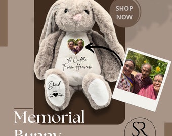 Custom Memorial Teddy Bear for Child Grieving Loss of Loved One