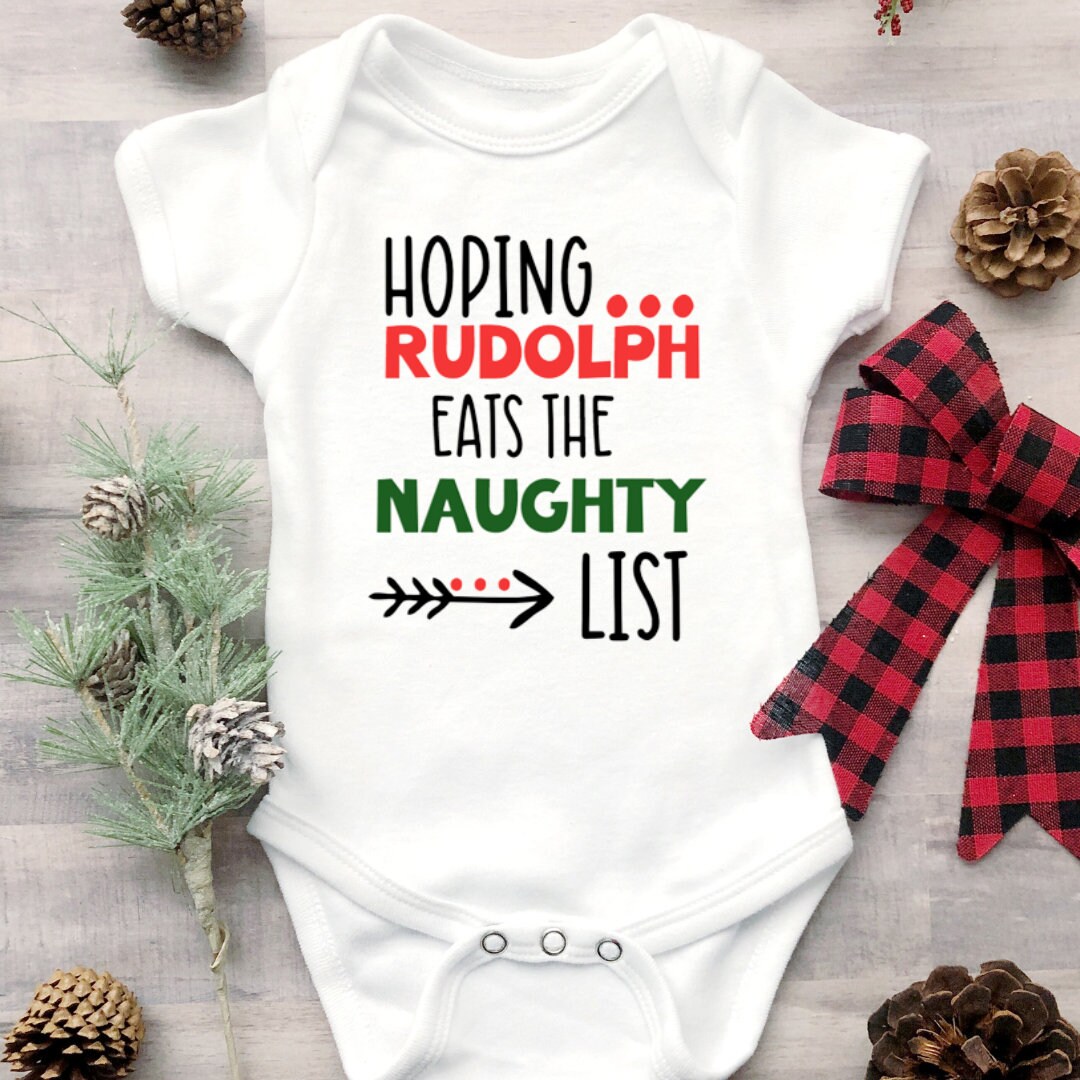 Christmas Onesie Santa Baby Funny Christmas Onesie Baby Etsy