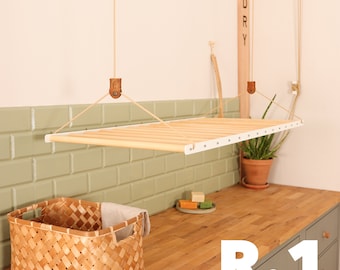 Buy Ceiling Hanging Drying Rack, Pulley Clothes Airers, White