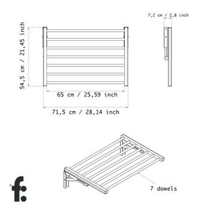 Wall Mounted Clothes Drying Rack, Drying Rack For Laundry, Air Dry Laundry, Laundry Organization, Hotel Furniture, Balcony Furniture image 3