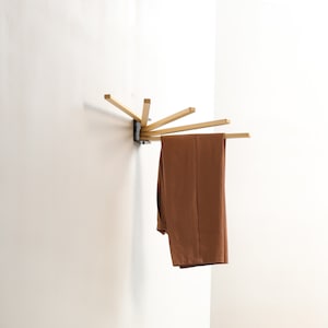 Minimalist Furniture, Coat Hanger, Clothing Rack, Pants Hanger, Wall Mounted Coat Rack, Handbag Rack, New Home Gift, Handmade Furniture