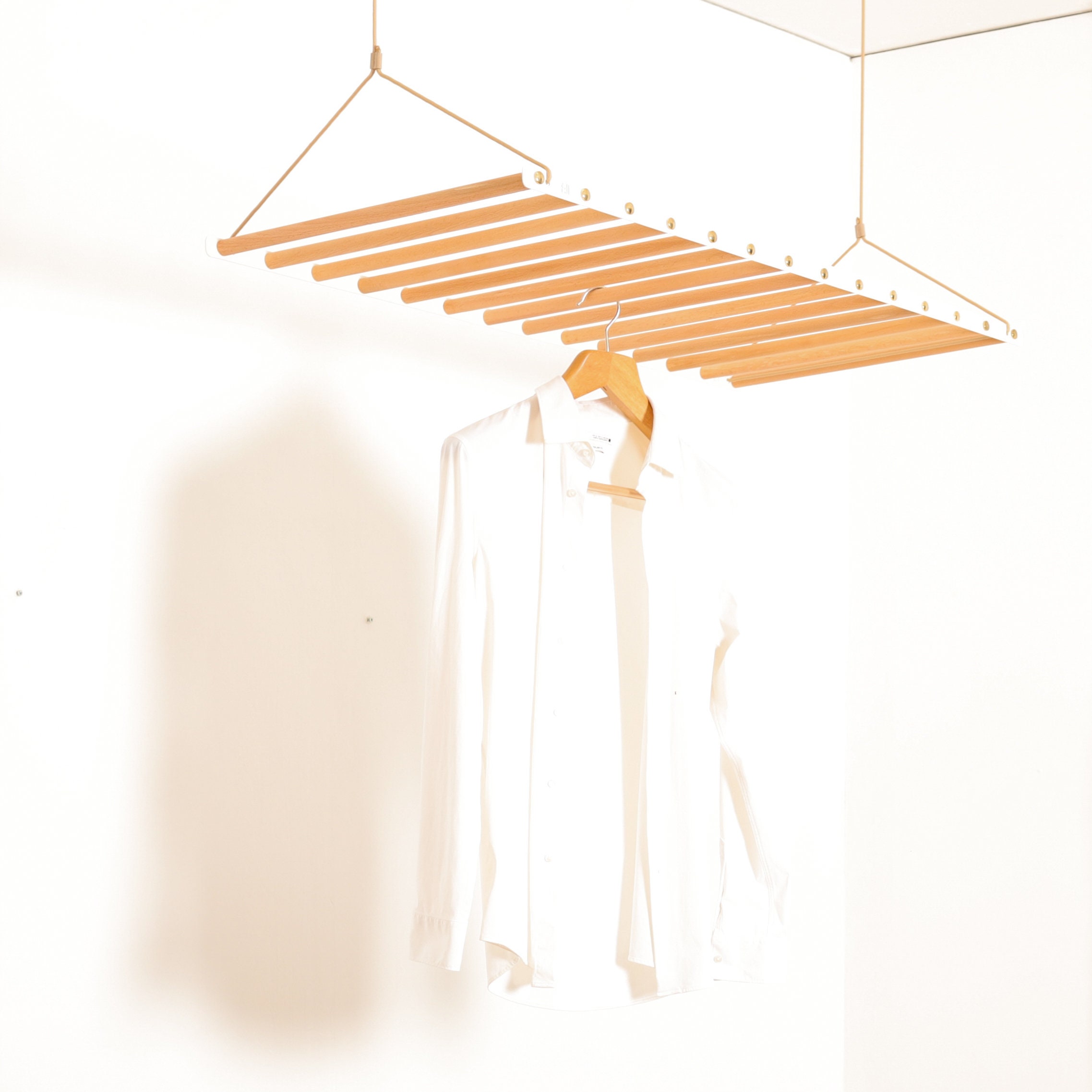 Wall / Ceiling Mounted Clothes Drying Rack, Clothes Airer, Hanging
