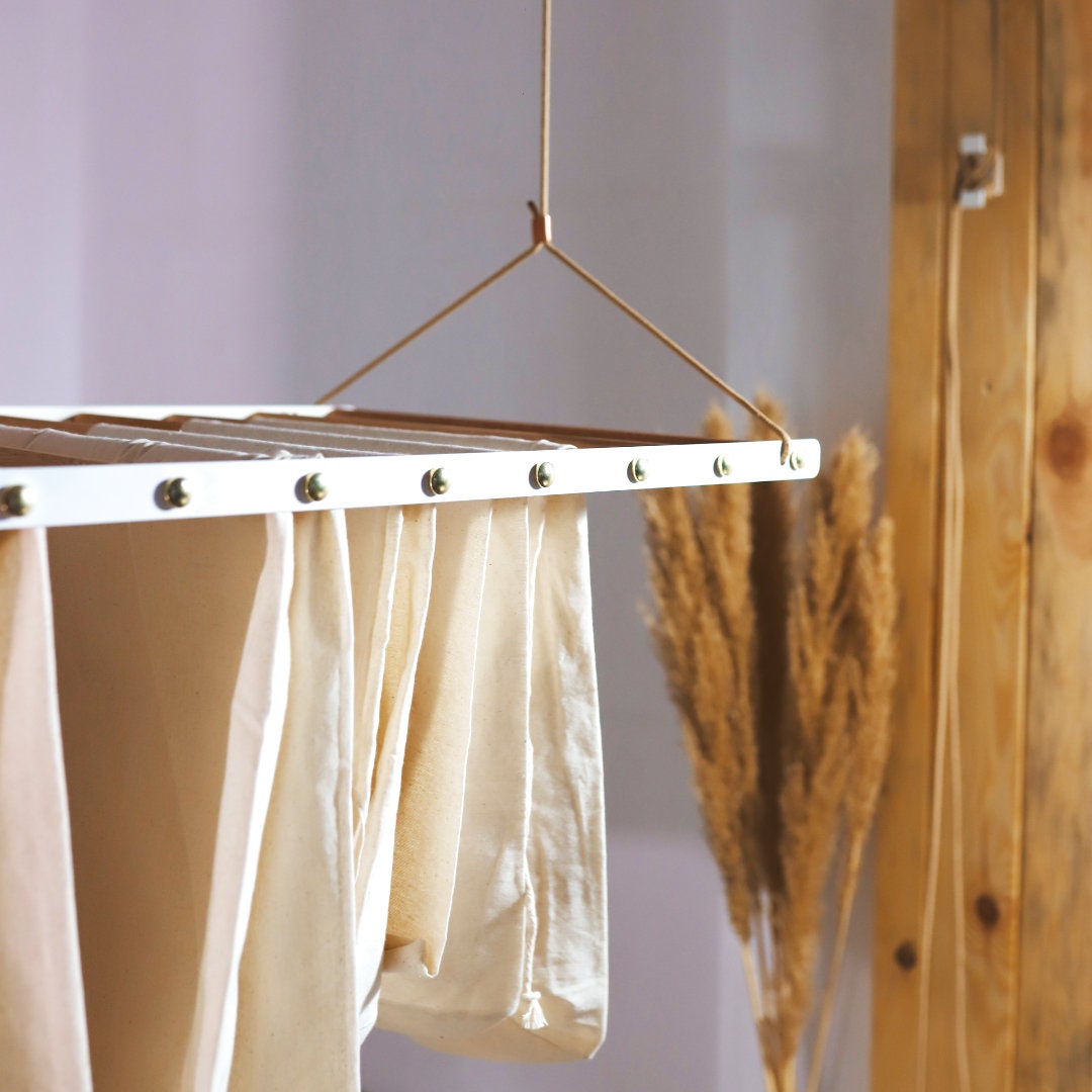 Laundry Drying Rack Ceiling Mounted Clothes Drying Rack Etsy
