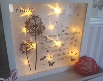 Illuminated picture frame