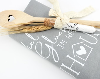 Einweihungsgeschenk, Geschirrtuch, Geschenk zum Einzug, Geschenk zum Umzug