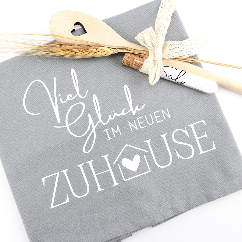 Einweihungsgeschenk, Geschirrtuch, Geschenk zum Einzug, Geschenk zum Umzug