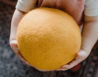 Giant felt ball, high-quality and natural merino wool from loving handwork, beautiful children's toys, for decoration
