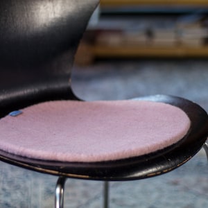 Round chair cushion, 10 colours, merino wool, thick, felt, handmade, fair, decoration, noble, high-quality, topper, pillow, floor, seat cushion