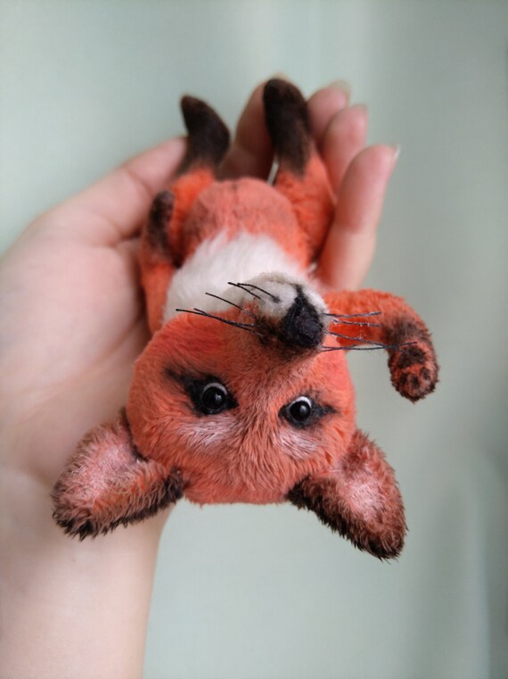 Orange Red Fox Interior Soft Toy Custom Stuff Animal Etsy Australia