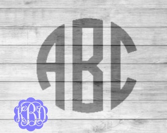 Download Tractor Monogram instant download cut file for cutting | Etsy