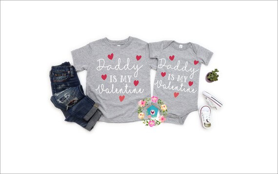 Valentines Day Svg Png Baby Onesie Toddler Shirt Daddy Girl Etsy
