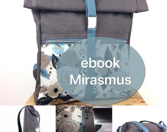 eBook Mirasmus Rolltop-Rucksack Nähanleitung und Schnittmuster aus deutsch