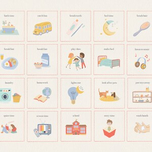 Customisable Routine Chart Printable, Daily Rhythm, Routine Chart ...