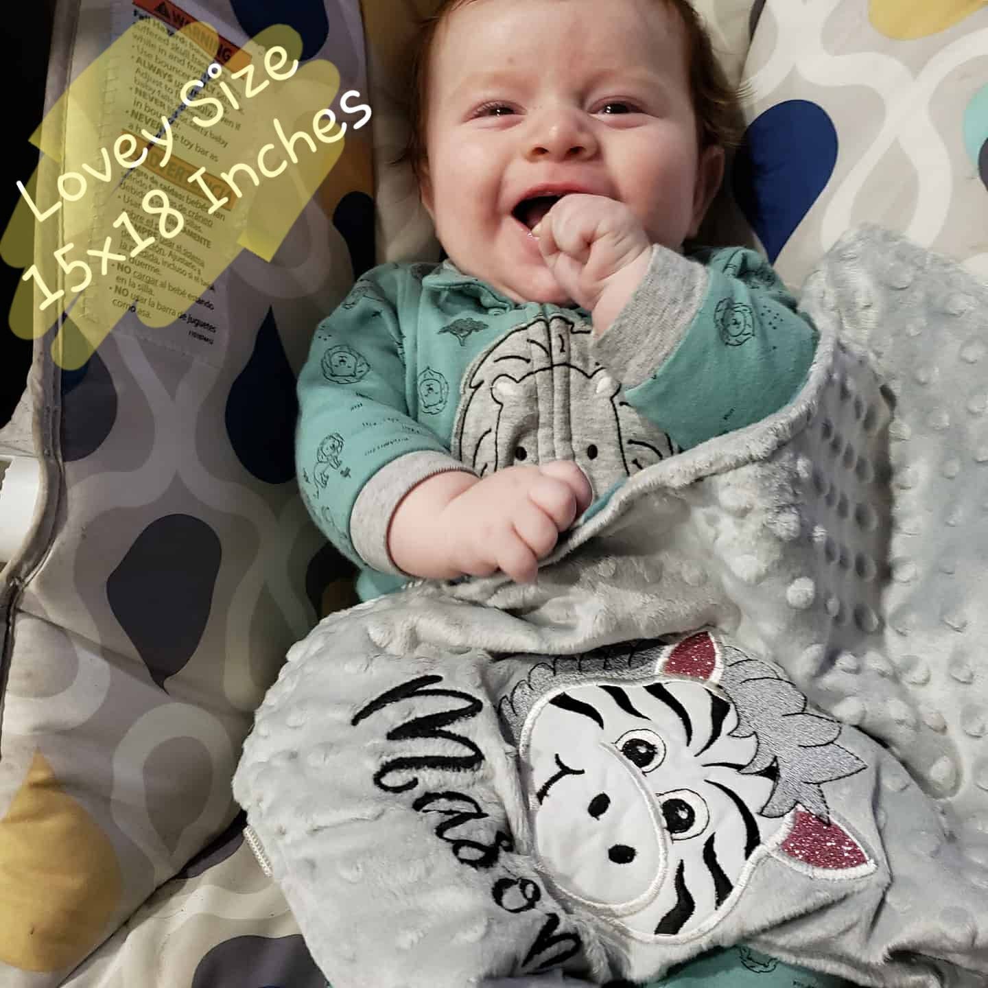 Personalized Safari Baby Blanket // Zebra Embroidered Baby Etsy