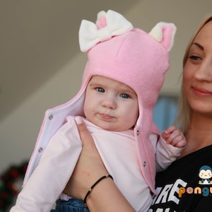 Wool Kids | Balaclava | Cat Balaclava | Snood and Hat Baby Cat | Ear Beanie Kitten Hat | Merino Hat