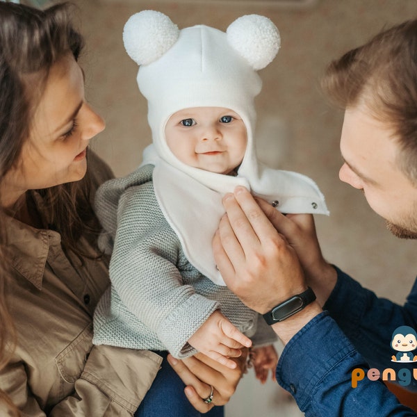 Chapeau panda tricoté Cagoules et chapeaux de laine pour enfants Chapeau mérinos tricoté Casque unisexe tricoté pour enfants Chapeau tricoté sur mesure