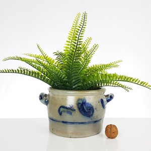 Vintage pitcher / ceramic pot / stoneware Shabby decor Cottage decor Ceramic pot Garden decoration Flower pot