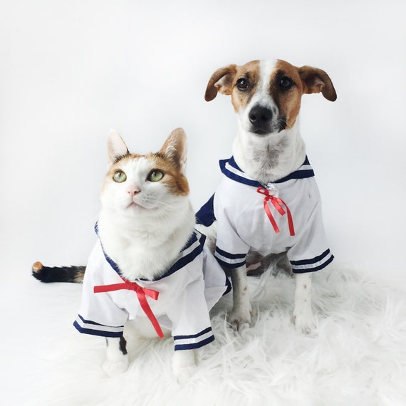 Katze Hund Sailor Anzug Sailor Mond Süße Kleid Kleidung Shirt Miyopet