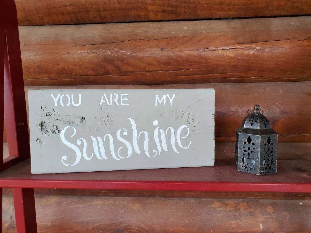 Rustic wood block signs Etsy