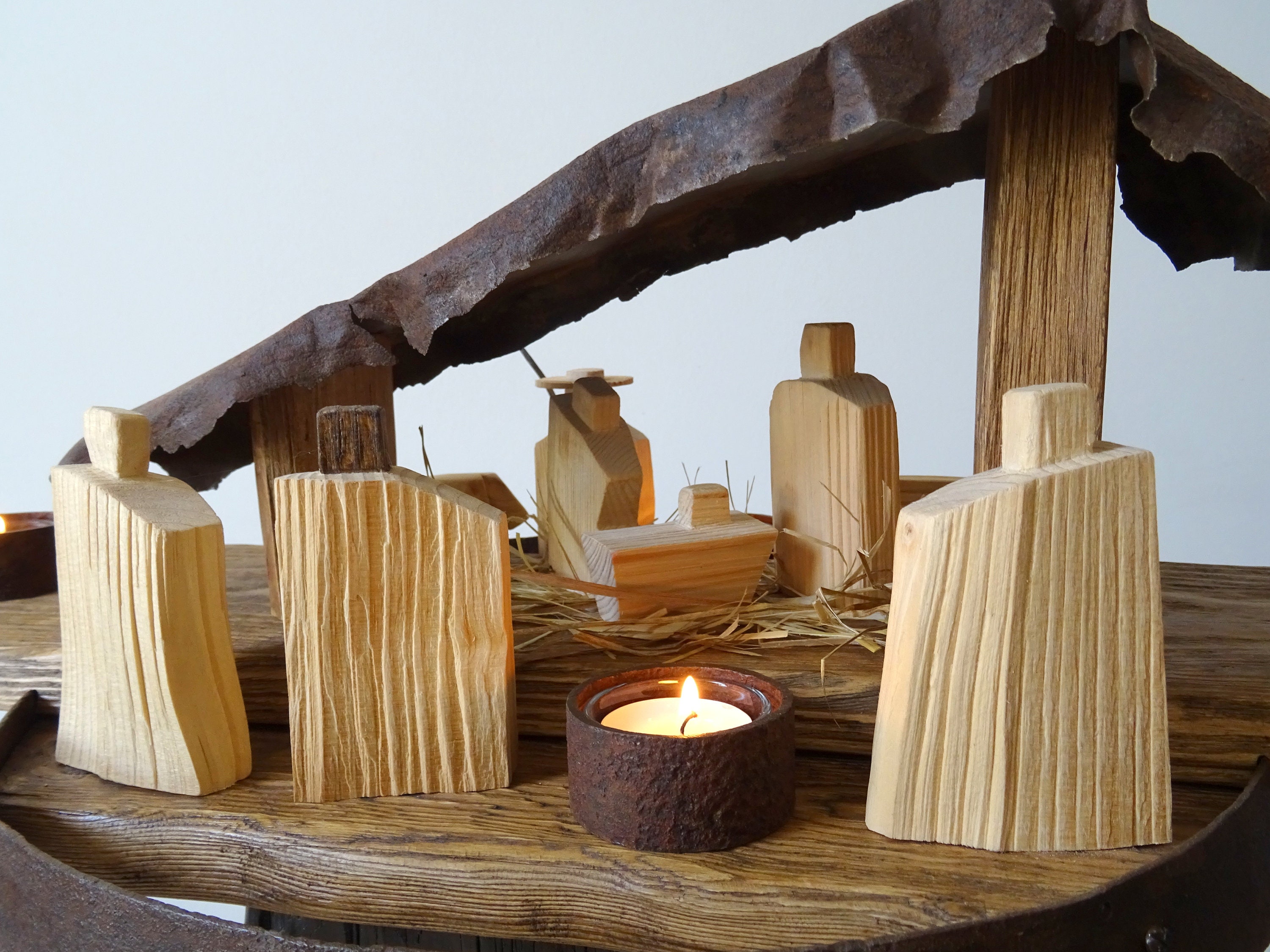 Krippe / Holzkrippe / schwebende Krippe / hängende Krippe / | Etsy