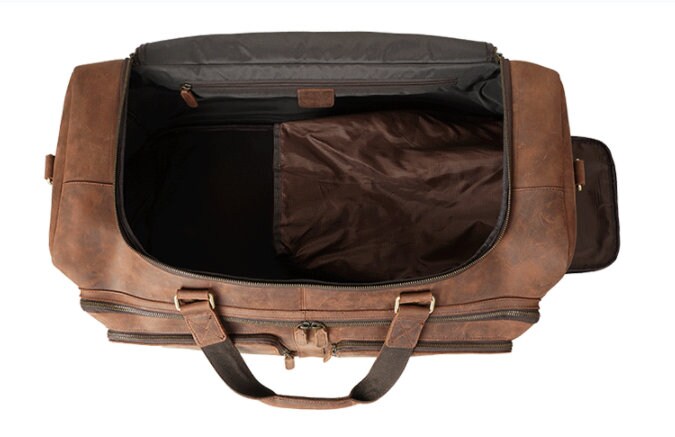 Personalized Groomsmen Gift Leather Duffle Bag Weekender Bag - Etsy