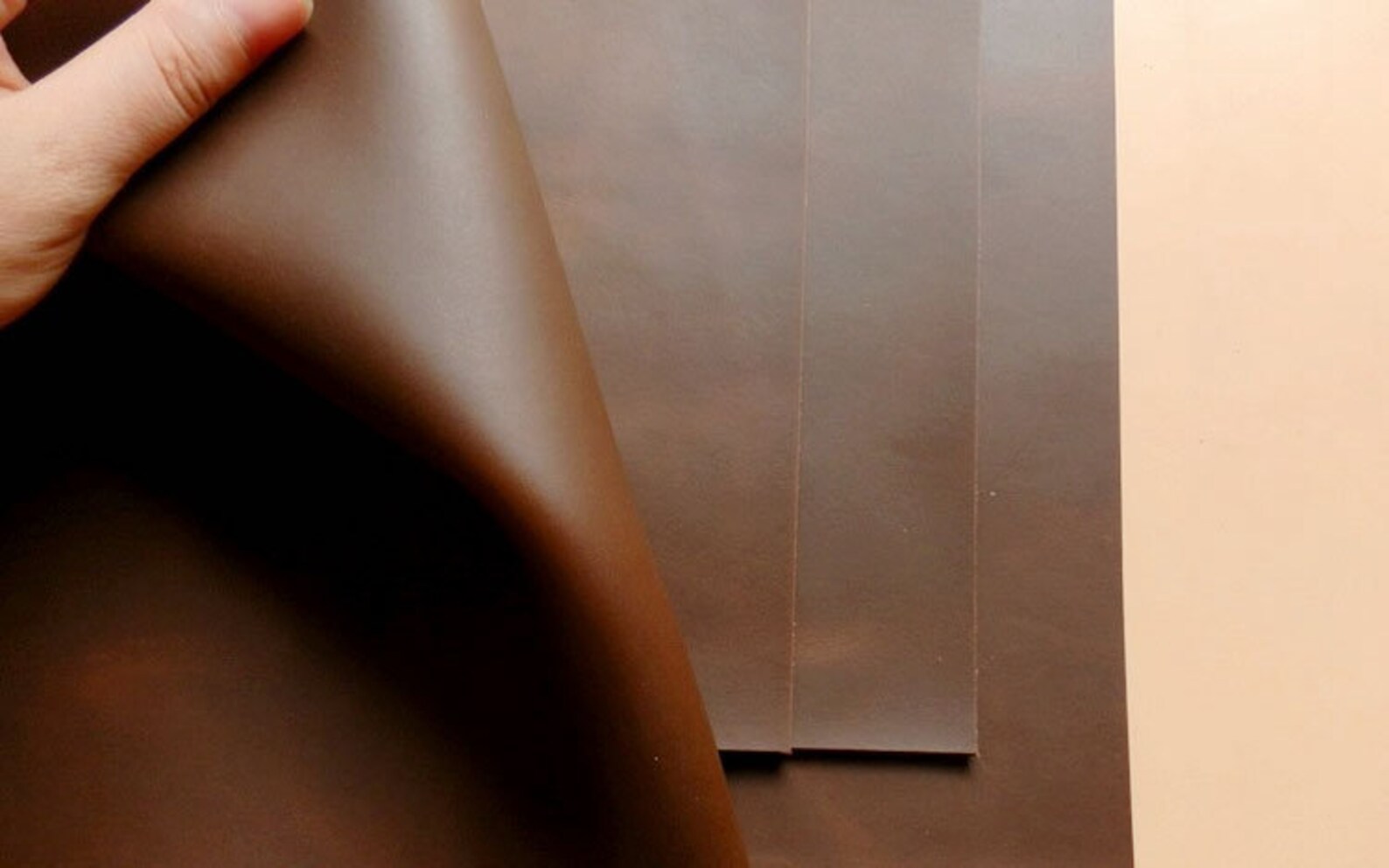 Full Grain Leather Material Wax Oil Leather Product Raw Etsy