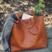 Personalized Bridesmaid Gifts, Tote Bag, Christmas Gift, Leather Women Daily Bag, Monogrammed Laptop, Handbags, Leather Handbags, Diaper Bag 