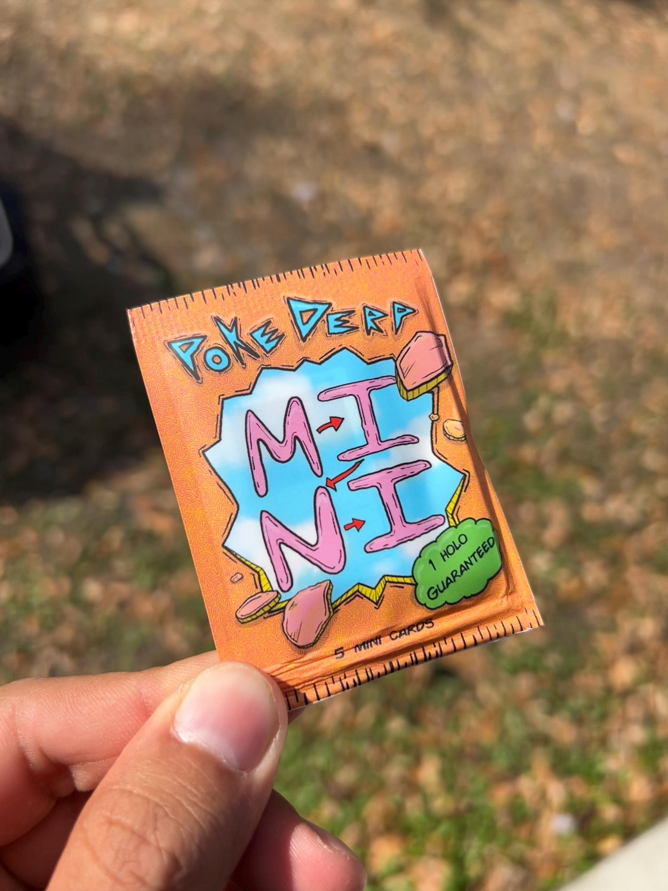 POKEDERP Mini Pack | Derpy Funny Parody Pokmon Card Pack - Etsy