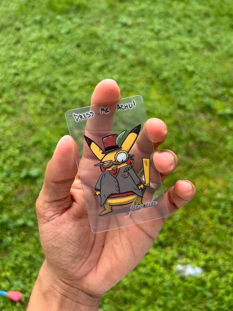 OUTFIT for Dress Me Achu Transparent POKEDERP Card - Etsy